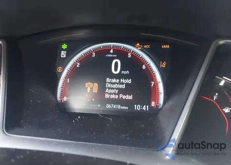 2020 Honda Civic Sport z USA, uszkodzony, nr VIN 2HGFC2F83LH550871